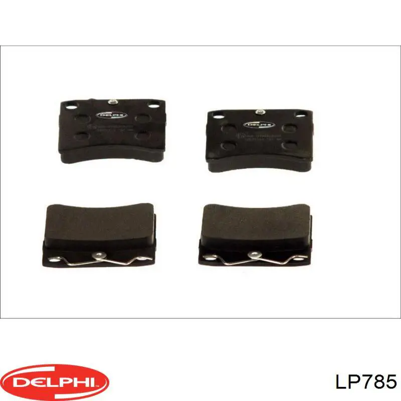 Передние тормозные колодки LP785 Delphi