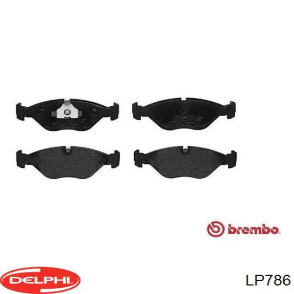Колодки Delphi LP786 цена, от 29.09 USD