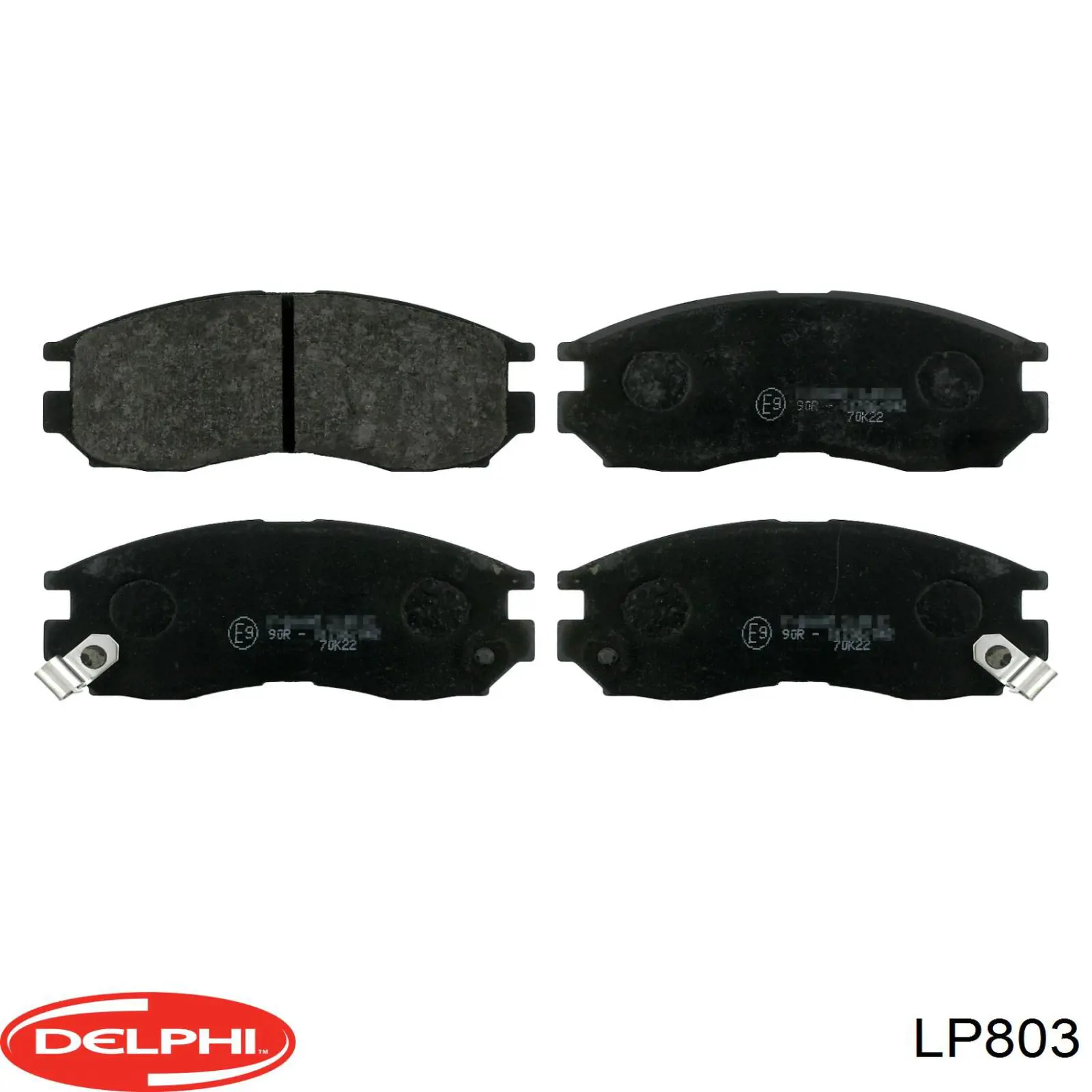 Колодки Delphi LP803 цена, от 17.65 USD