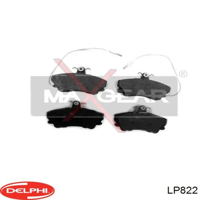 Колодки Delphi LP822 цена, от 20.92 USD
