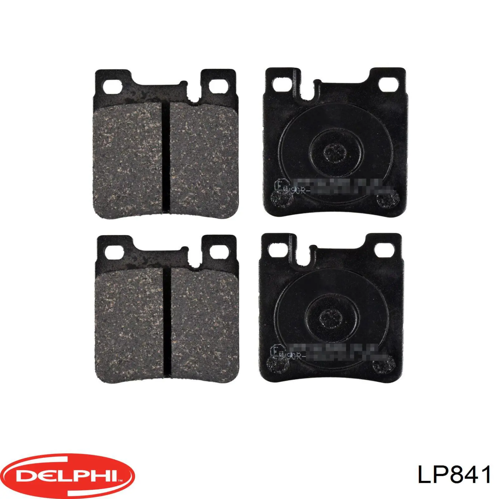 Купить LP841 Delphi Колодки тормозные задние, дисковые