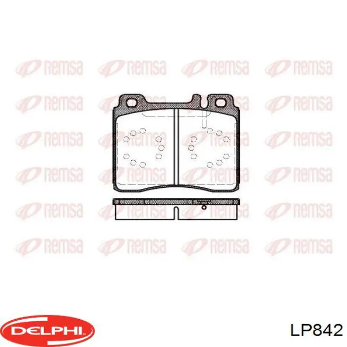 Колодки Delphi LP842 цена, от 28.83 USD