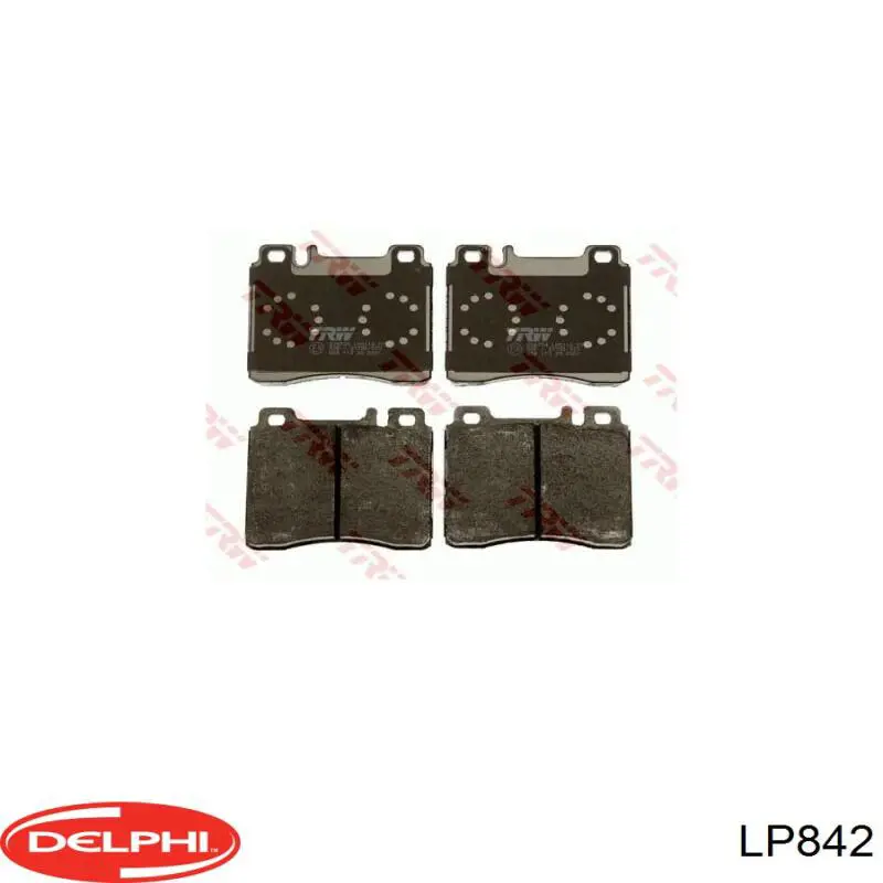 Тормозные колодки Delphi LP842