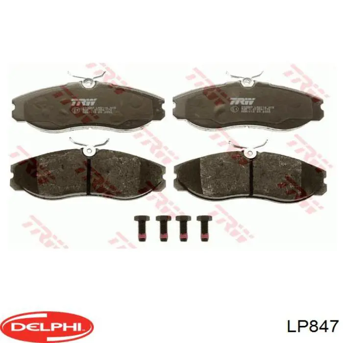 Купить LP847 Delphi Колодки тормозные