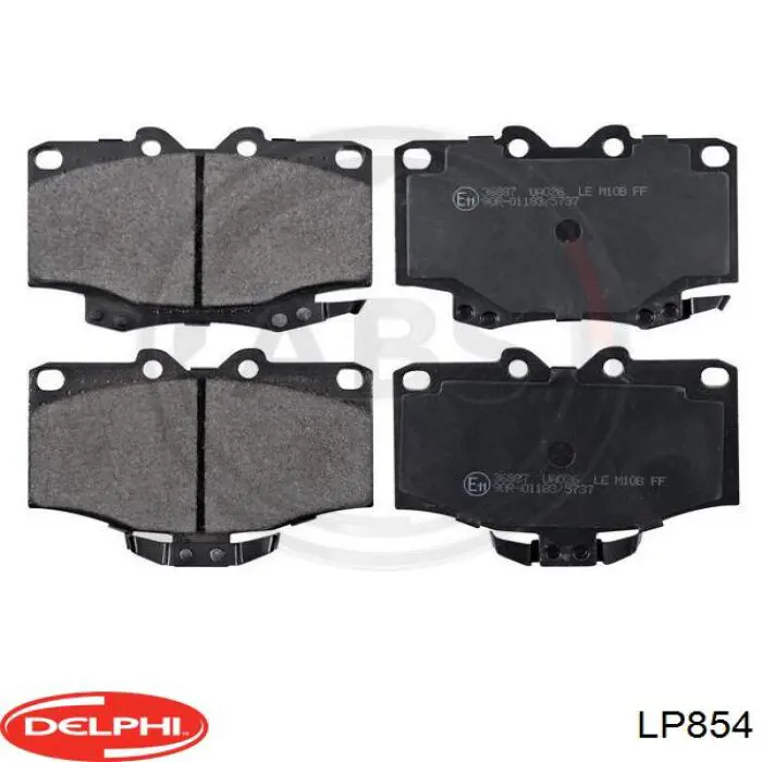 Купить LP854 Delphi Колодки тормозные