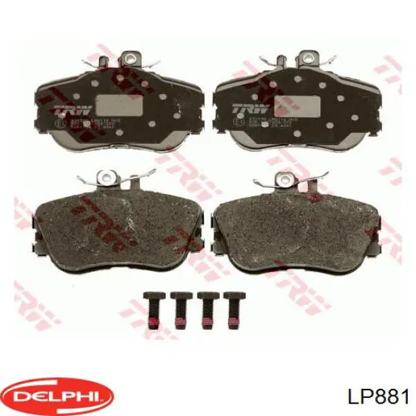 Купить LP881 Delphi Колодки тормозные