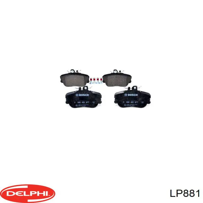 Тормозные колодки Delphi LP881