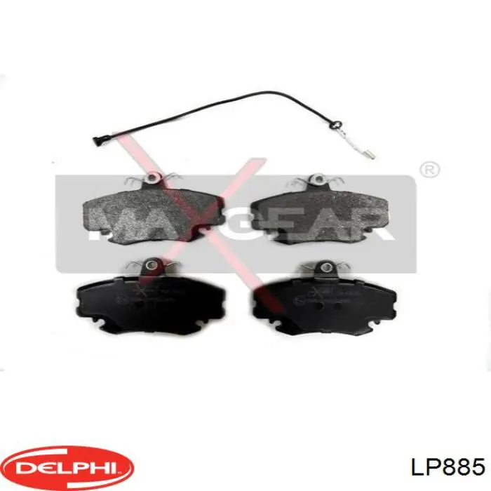 Тормозные колодки Delphi LP885