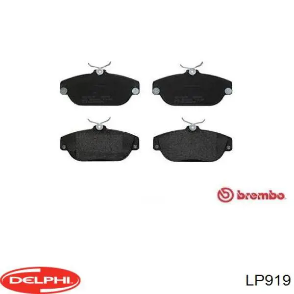 Купить LP919 Delphi Колодки тормозные