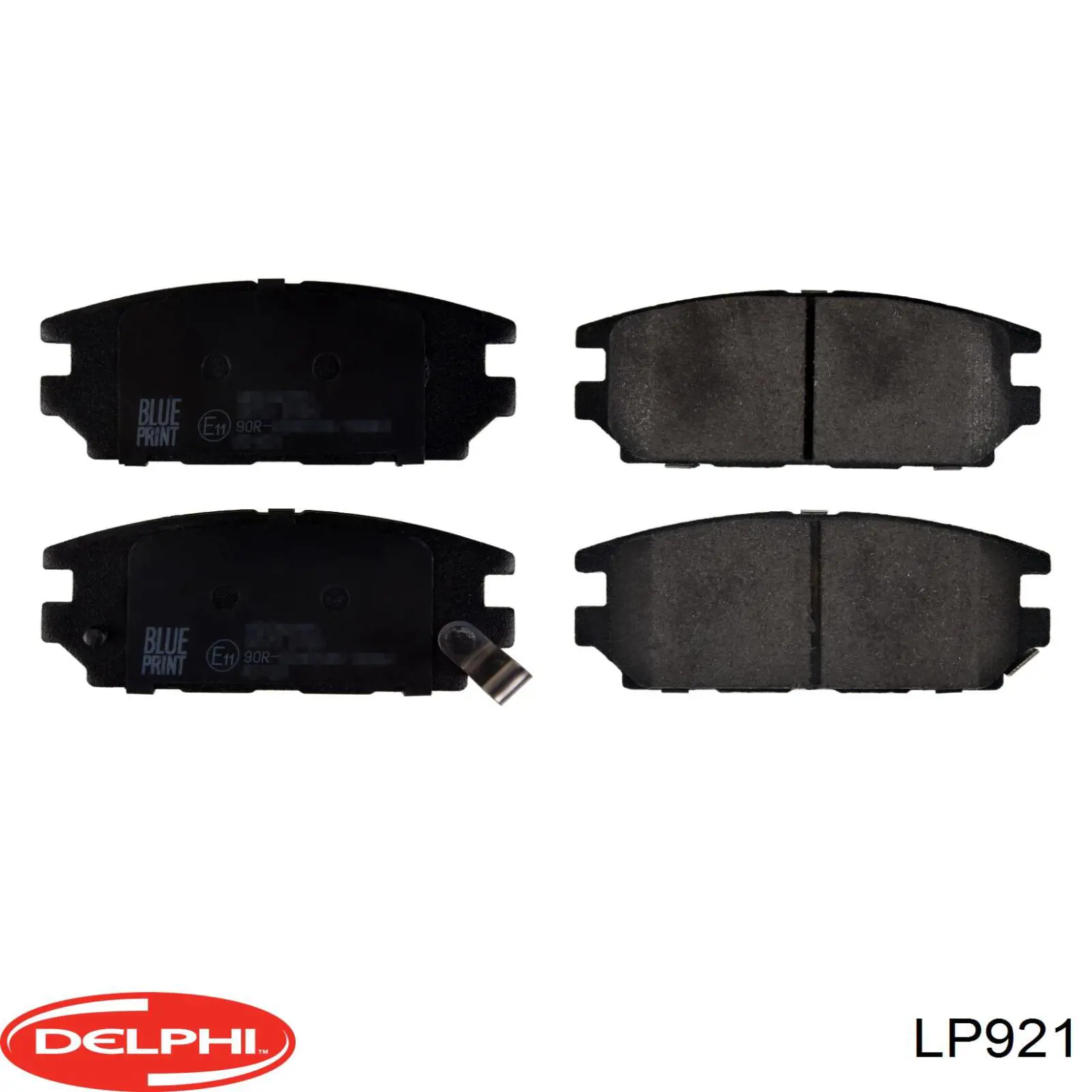 LP921 Delphi задние тормозные колодки