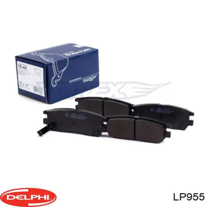 Купить LP955 Delphi Колодки тормозные задние, дисковые