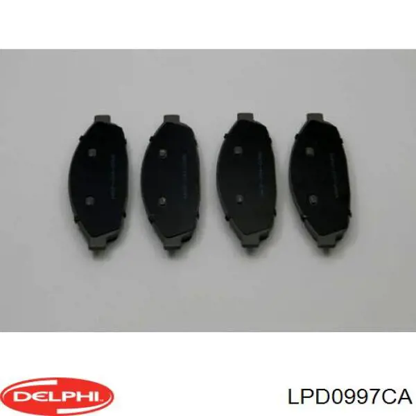 Передние тормозные колодки LPD0997CA Delphi