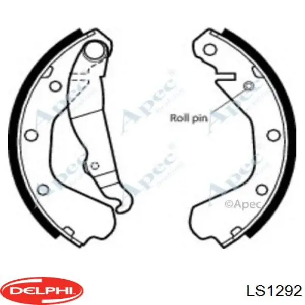 Тормоза рабочие задние ножные и тормозные барабаны Delphi LS1292 цена, от 18.30 USD