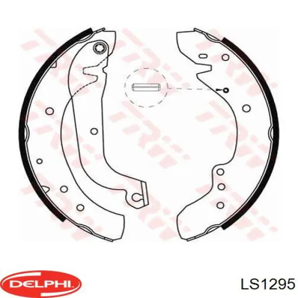 Задние барабанные колодки LS1295 Delphi