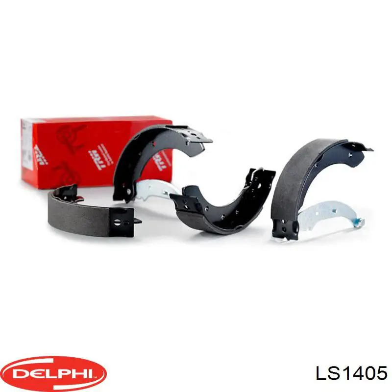 Купить LS1405 Delphi Задние барабанные тормозные колодки