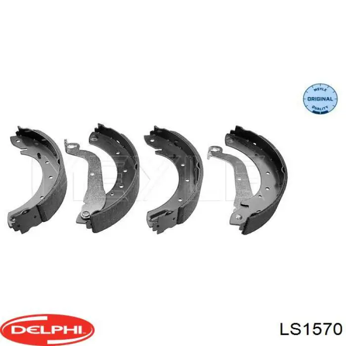 Тормоза рабочие задние ножные и тормозные барабаны Delphi LS1570 цена, от 27.29 USD
