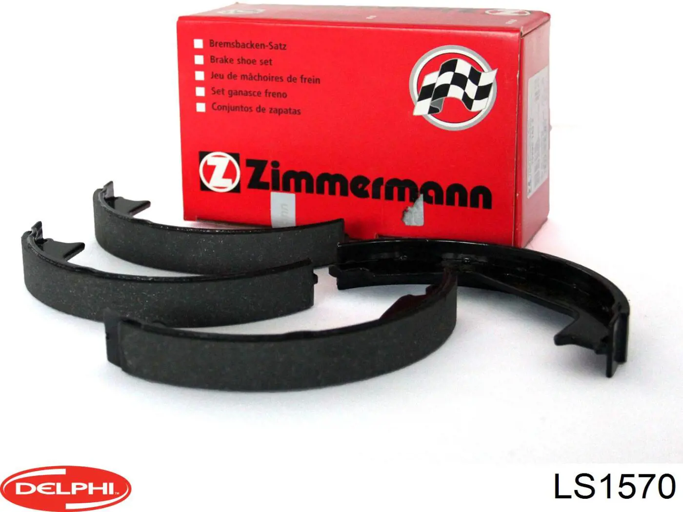 Задние барабанные колодки LS1570 Delphi