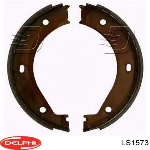 LS1573 Delphi колодки ручника (стояночного тормоза)