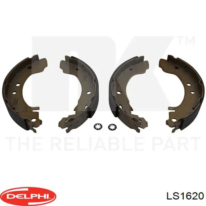 Тормоза рабочие задние ножные и тормозные барабаны Delphi LS1620 цена, от 21.44 USD