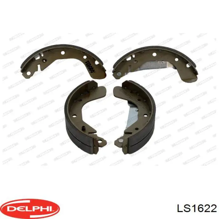 Тормоза рабочие задние ножные и тормозные барабаны Delphi LS1622 цена, от 15.33 USD