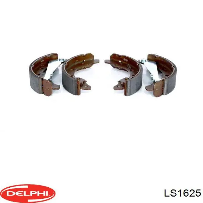 Тормоза рабочие задние ножные и тормозные барабаны Delphi LS1625 цена, от 18.72 USD