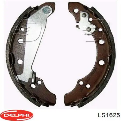 Купить LS1625 Delphi Задние барабанные тормозные колодки