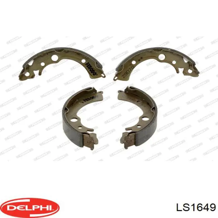 Тормоза рабочие задние ножные и тормозные барабаны Delphi LS1649 цена, от 19.84 USD
