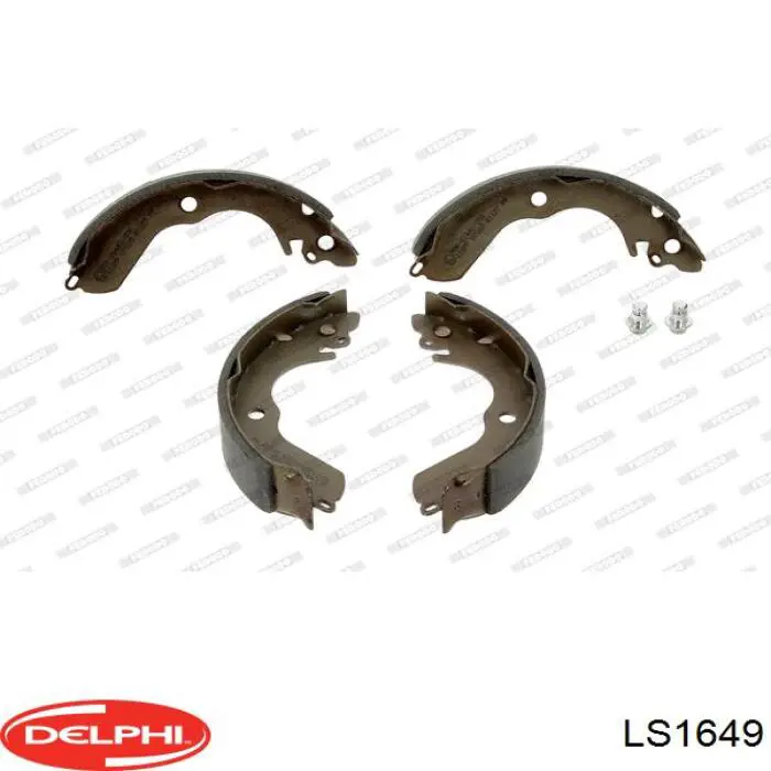 Купить LS1649 Delphi Задние барабанные тормозные колодки