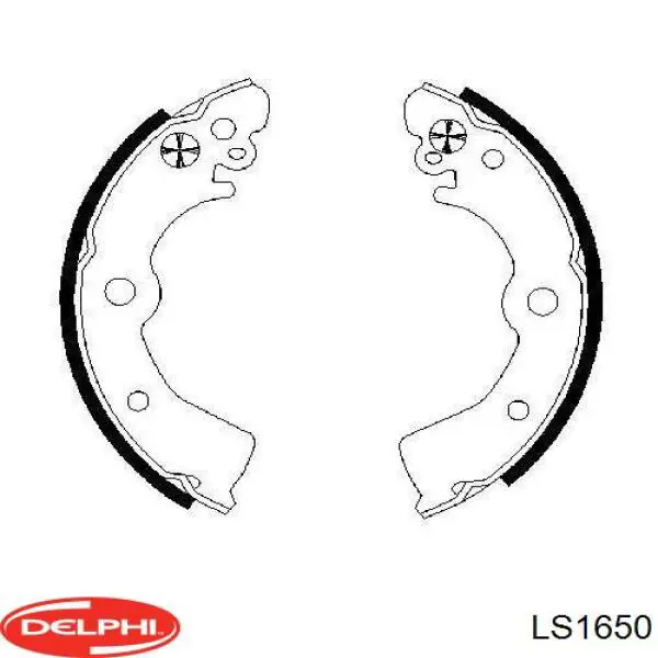 Задние барабанные колодки LS1650 Delphi