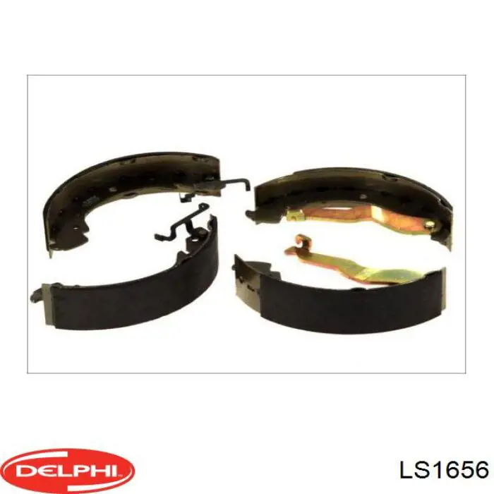 Колодки тормозные задние барабанные Delphi LS1656