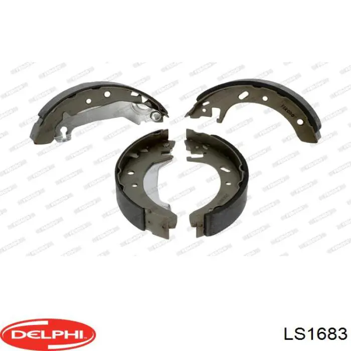 Тормоза рабочие задние ножные и тормозные барабаны Delphi LS1683 цена, от 16.77 USD