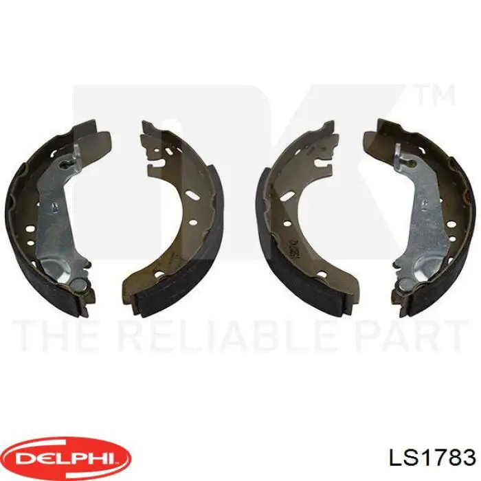 Тормоза рабочие задние ножные и тормозные барабаны Delphi LS1783 цена, от 27.95 USD