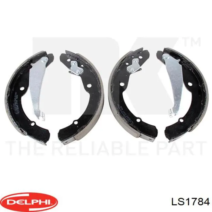 Тормоза рабочие задние ножные и тормозные барабаны Delphi LS1784 цена, от 19.85 USD