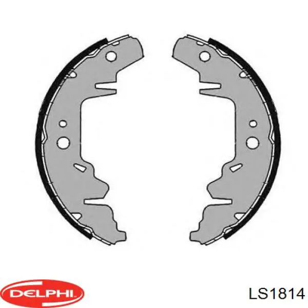 Задние барабанные колодки LS1814 Delphi