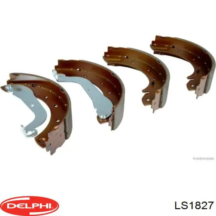 Тормоза рабочие задние ножные и тормозные барабаны Delphi LS1827 цена, от 54.38 USD