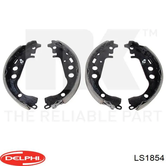 Задние барабанные колодки LS1854 Delphi