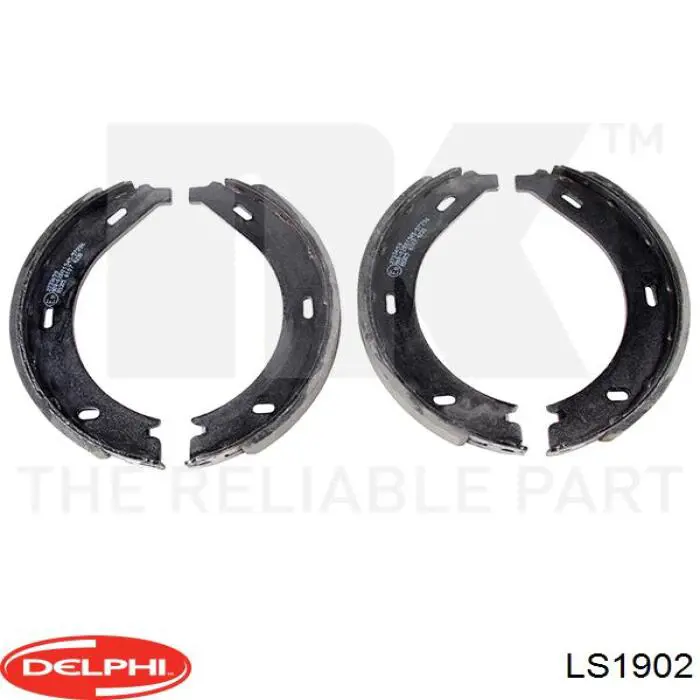 Колодки ручника LS1902 Delphi