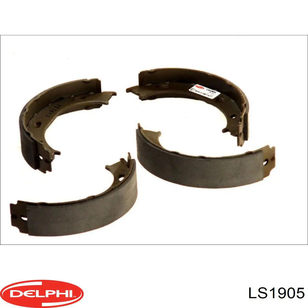 LS1905 Delphi колодки ручника (стояночного тормоза)