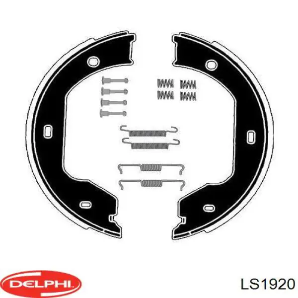 Колодки ручника LS1920 Delphi