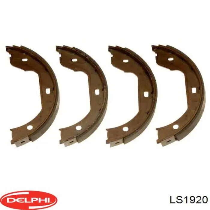 Тормозные колодки стояночного тормоза Delphi LS1920 цена, от 23.68 USD