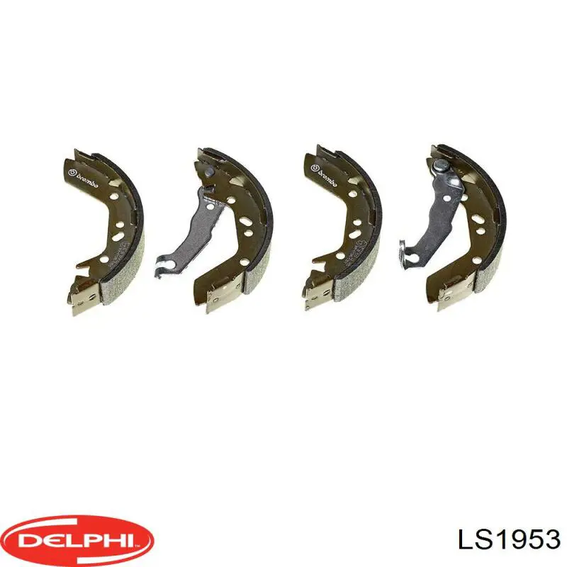 Тормоза рабочие задние ножные и тормозные барабаны Delphi LS1953 цена, от 26.00 USD