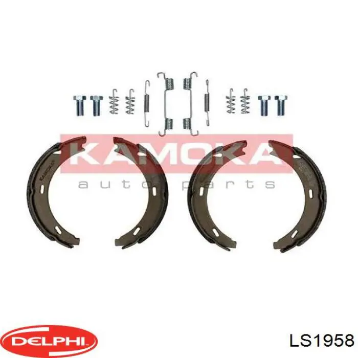 Тормозные колодки стояночного тормоза Delphi LS1958 цена, от 17.11 USD