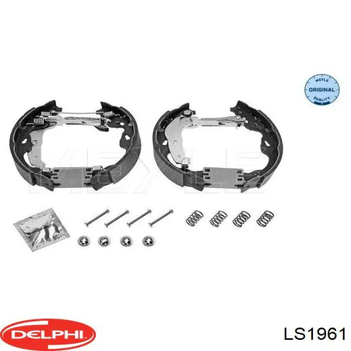 Тормоза рабочие задние ножные и тормозные барабаны Delphi LS1961 цена, от 18.64 USD
