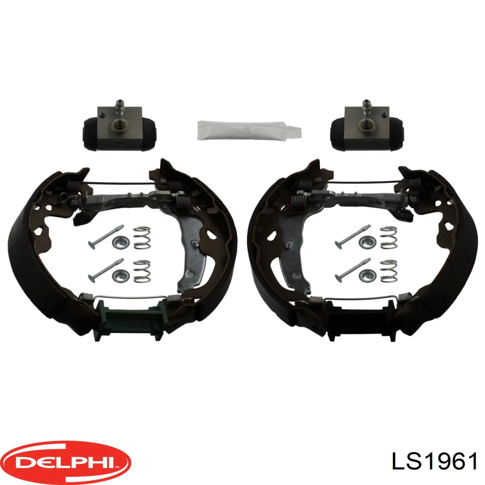 Купить LS1961 Delphi Задние барабанные тормозные колодки