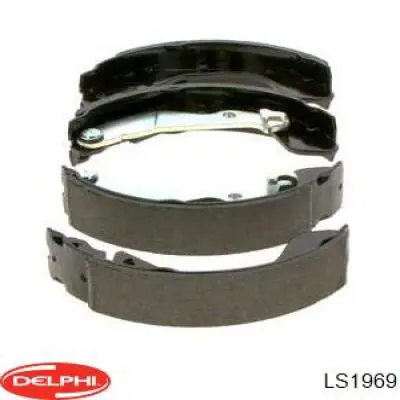 Купить LS1969 Delphi Задние барабанные тормозные колодки