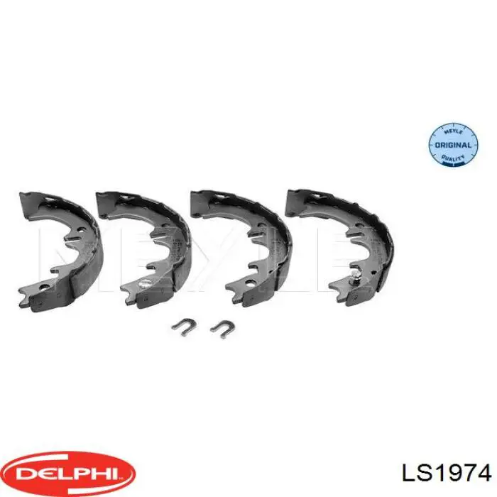 Купить LS1974 Delphi Колодки ручника/стояночного тормоза