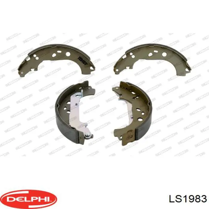 Тормоза рабочие задние ножные и тормозные барабаны Delphi LS1983 цена, от 28.27 USD