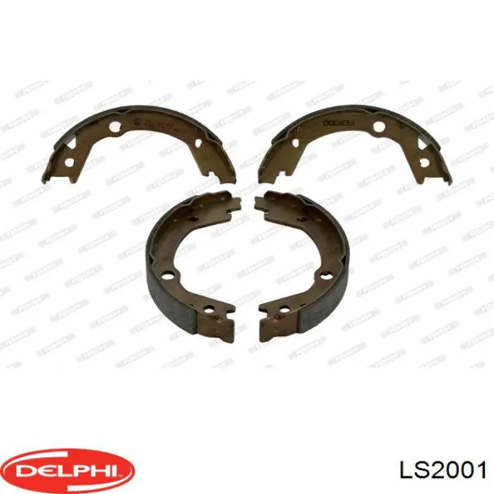 Колодки ручника LS2001 Delphi