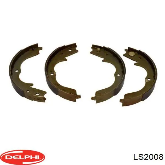 Тормозные колодки стояночного тормоза Delphi LS2008 цена, от 26.05 USD