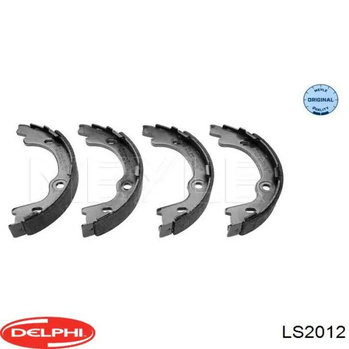 Тормозные колодки стояночного тормоза Delphi LS2012 цена, от 27.56 USD
